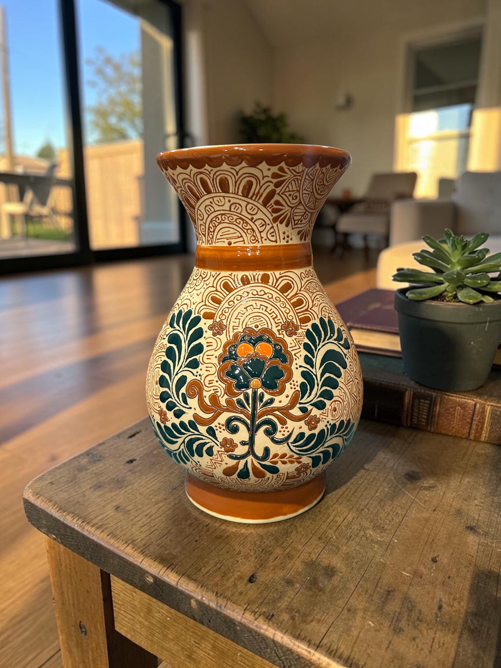 Mi Tierra 7 inch Vase