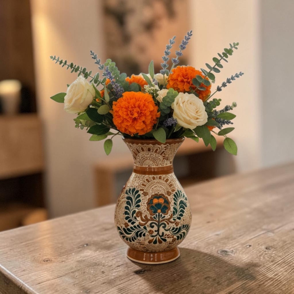 Mi Tierra 7 inch Vase
