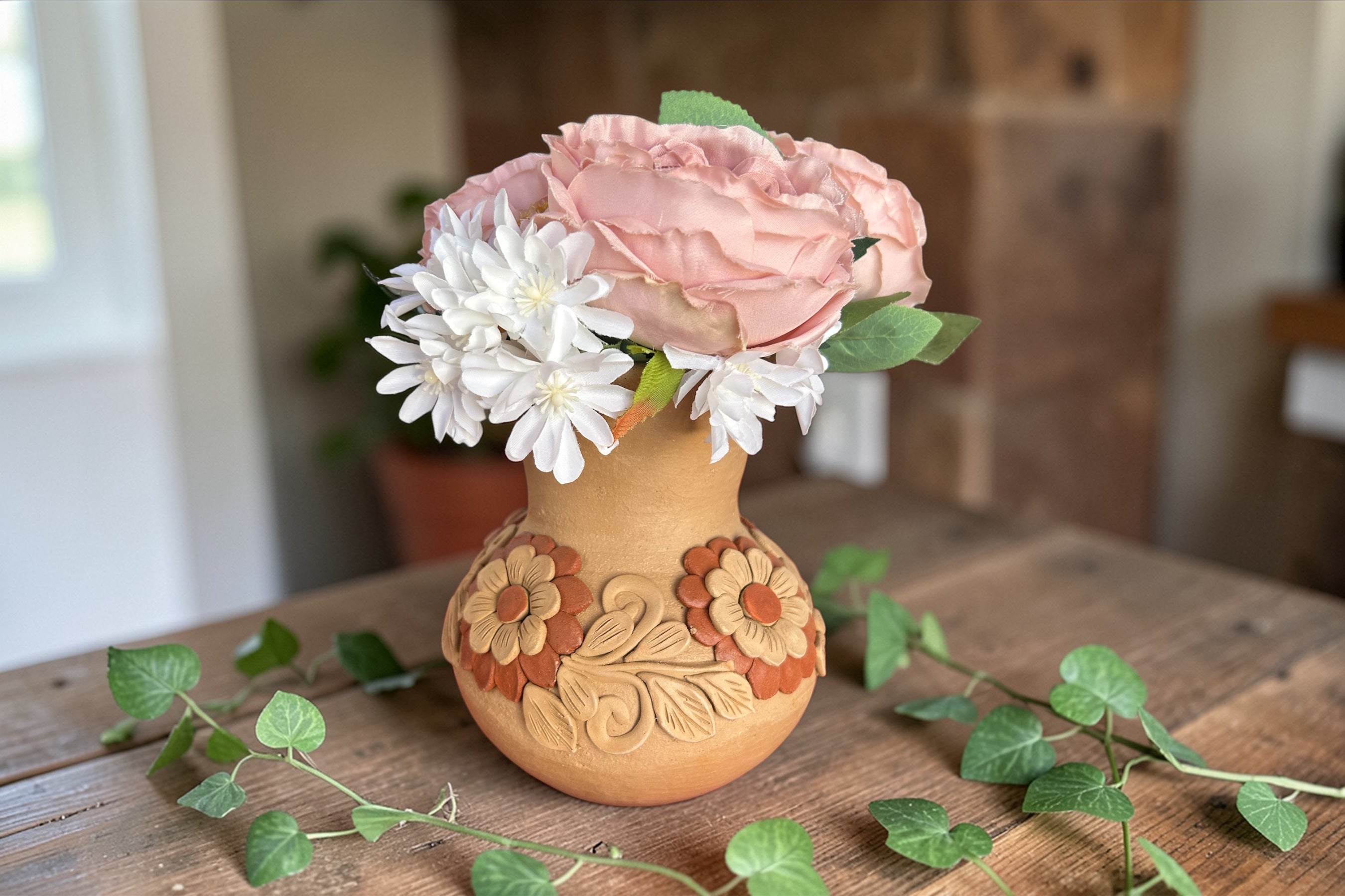 Filigrana Long Neck Florero