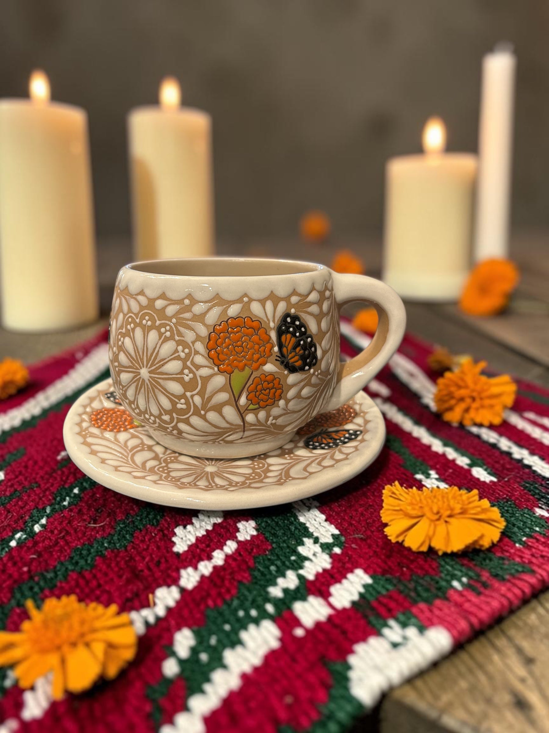 Taza de Cafe Monarca y Campesuchil