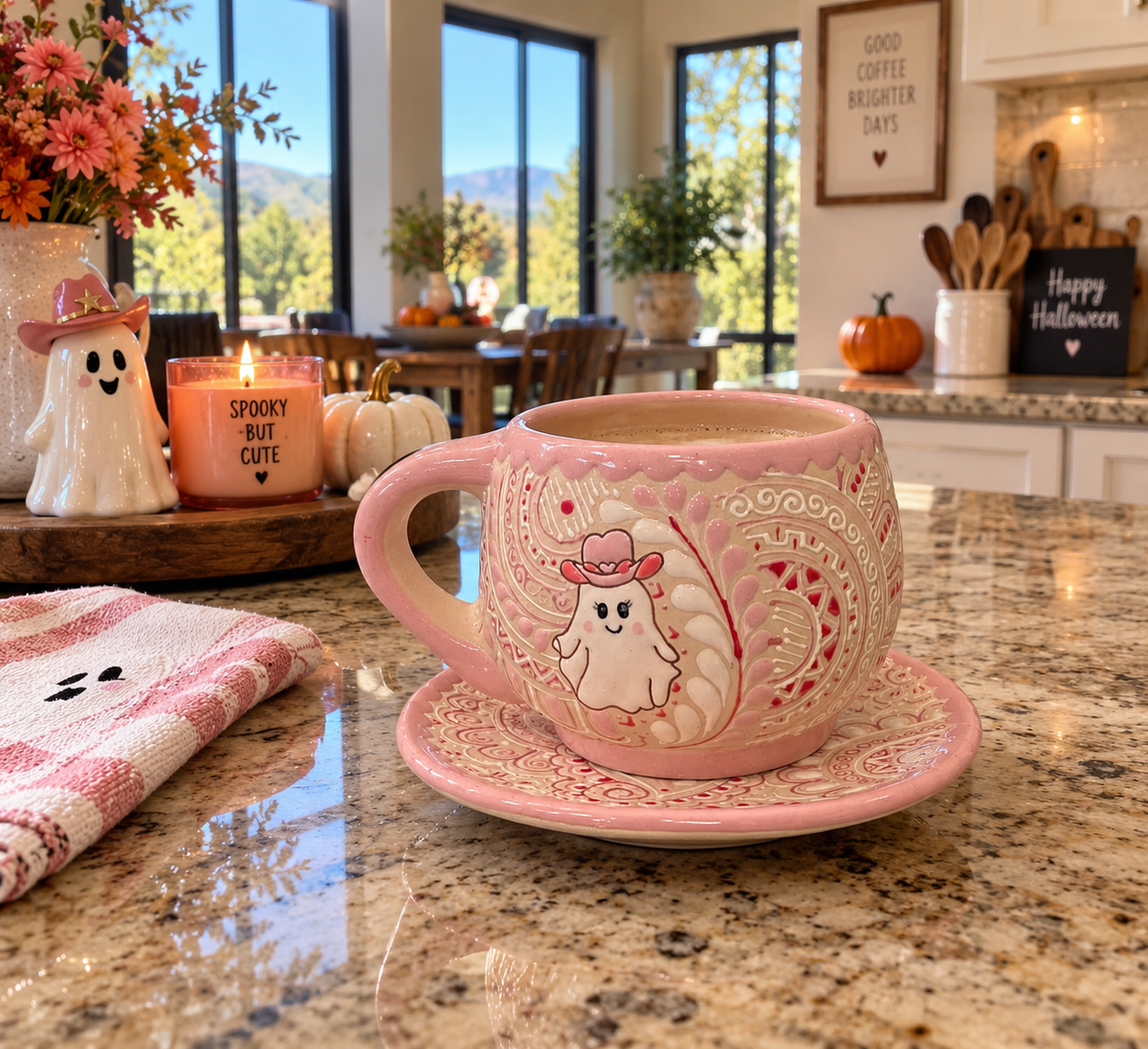 Cowgirl Pink Chocolatera