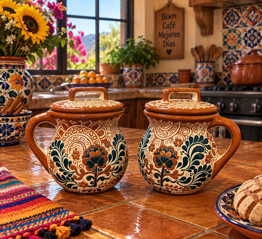 Mi Tierra Coffee and Creamer set
